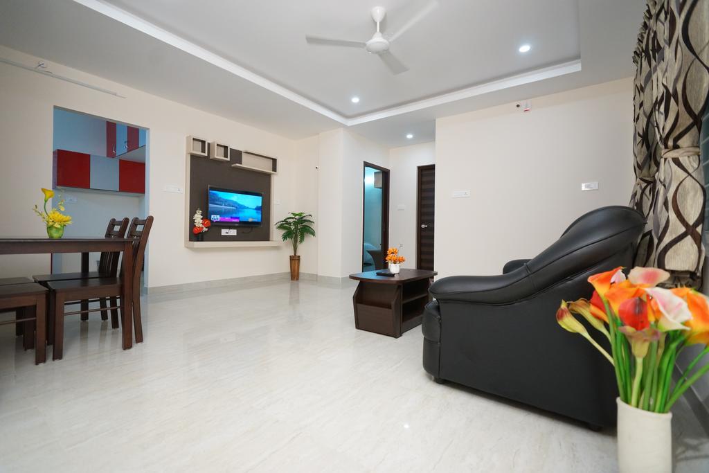 Krishna Vibe Service Apartment Tiruchirappalli Exteriör bild