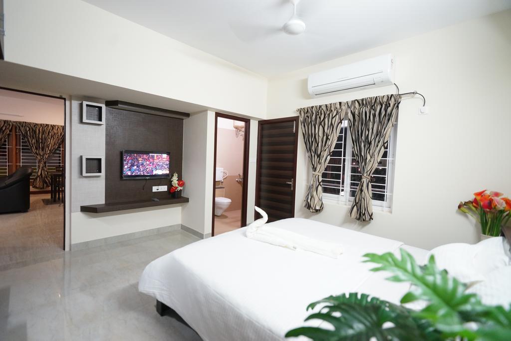 Krishna Vibe Service Apartment Tiruchirappalli Exteriör bild