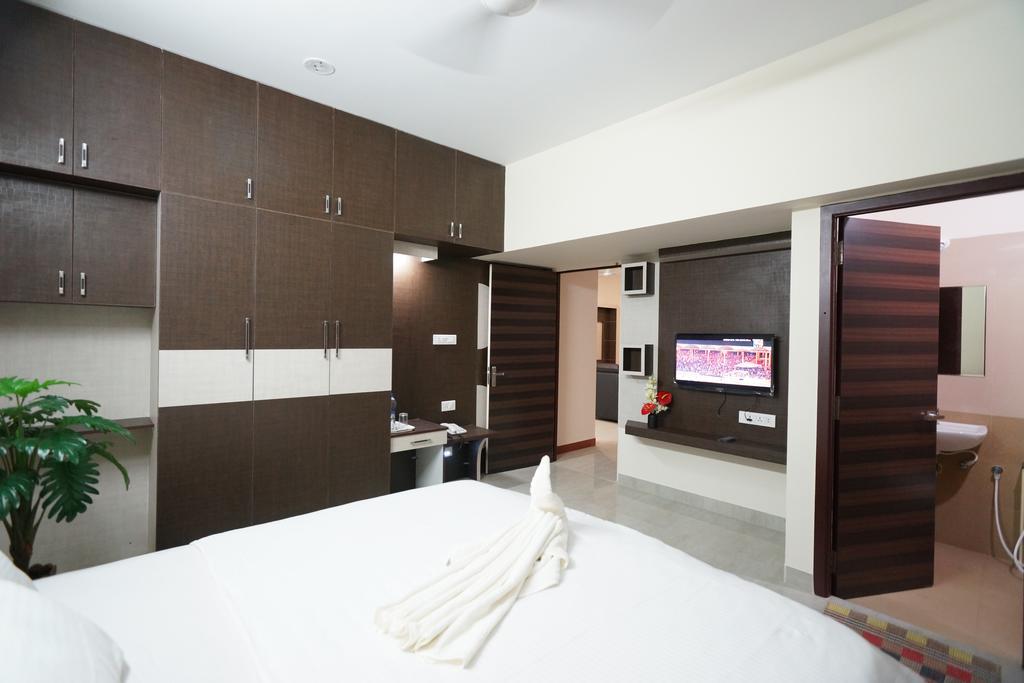 Krishna Vibe Service Apartment Tiruchirappalli Exteriör bild